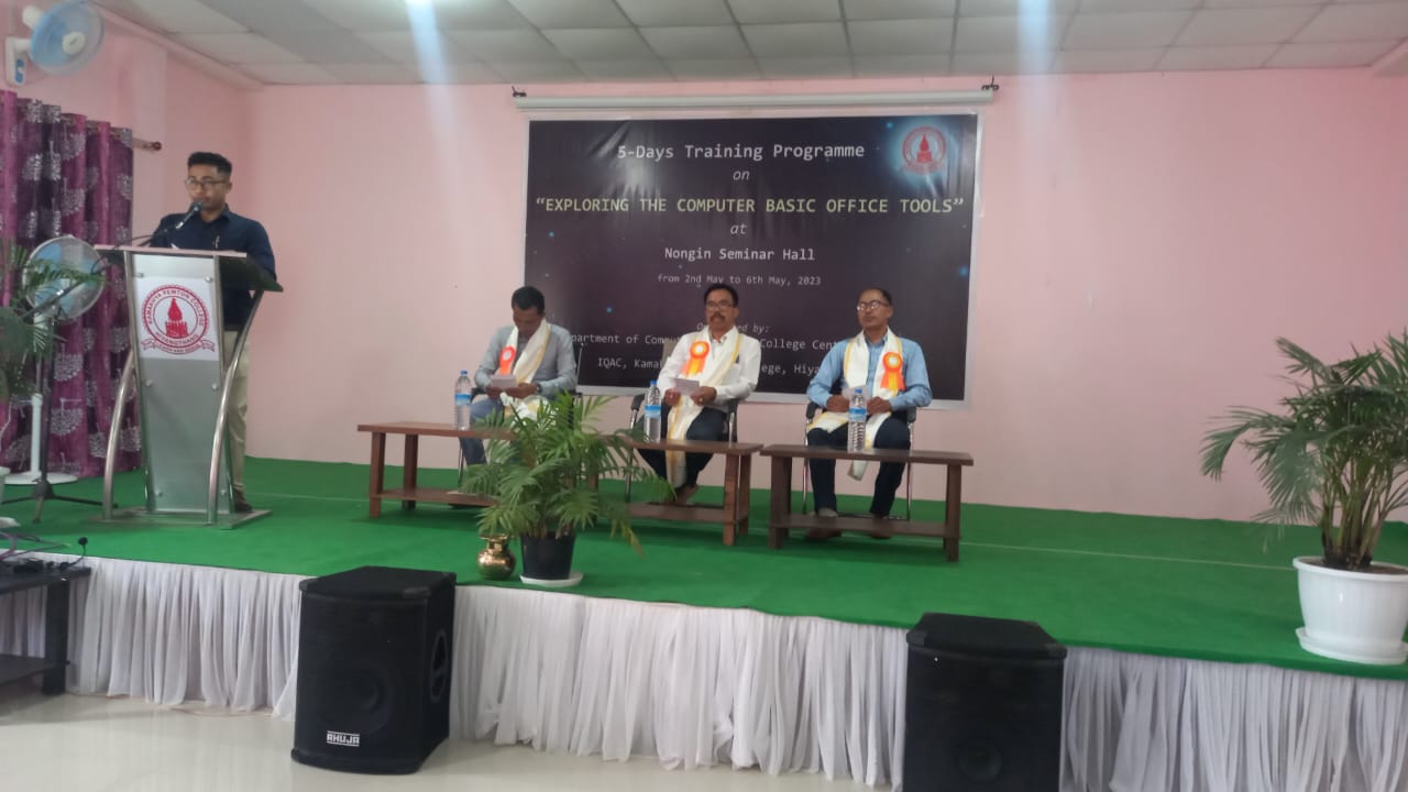 5 Days Training Progamme on Exploring the Computer Basic Office – KP ...